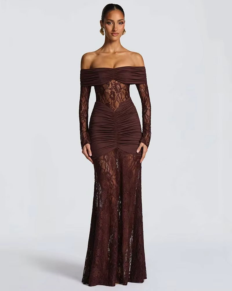 Caramel Nights - Maxi Dress