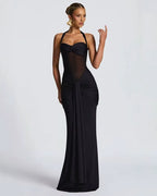 Eclipse Elegance - Maxi Dress