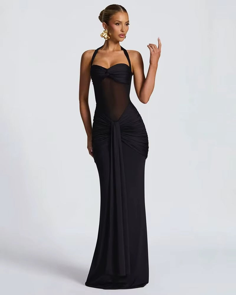 Eclipse Elegance - Maxi Dress