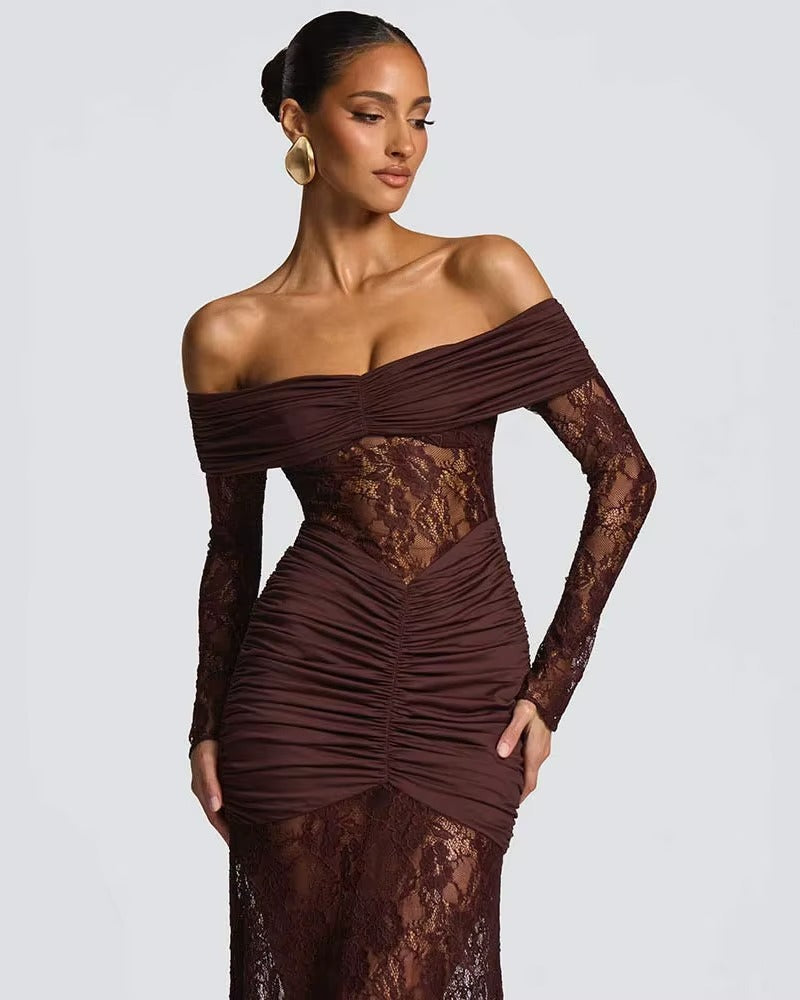 Caramel Nights - Maxi Dress