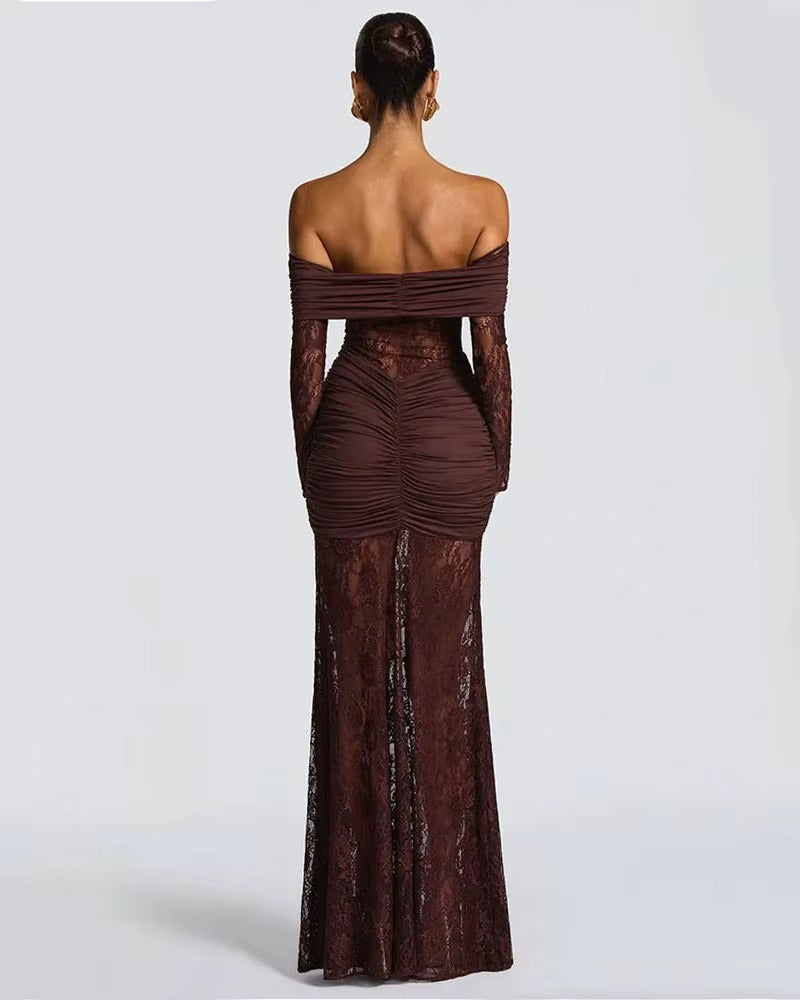 Caramel Nights - Maxi Dress