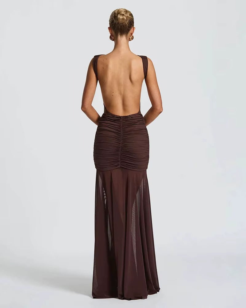 Mocha Muse - Maxi Dress