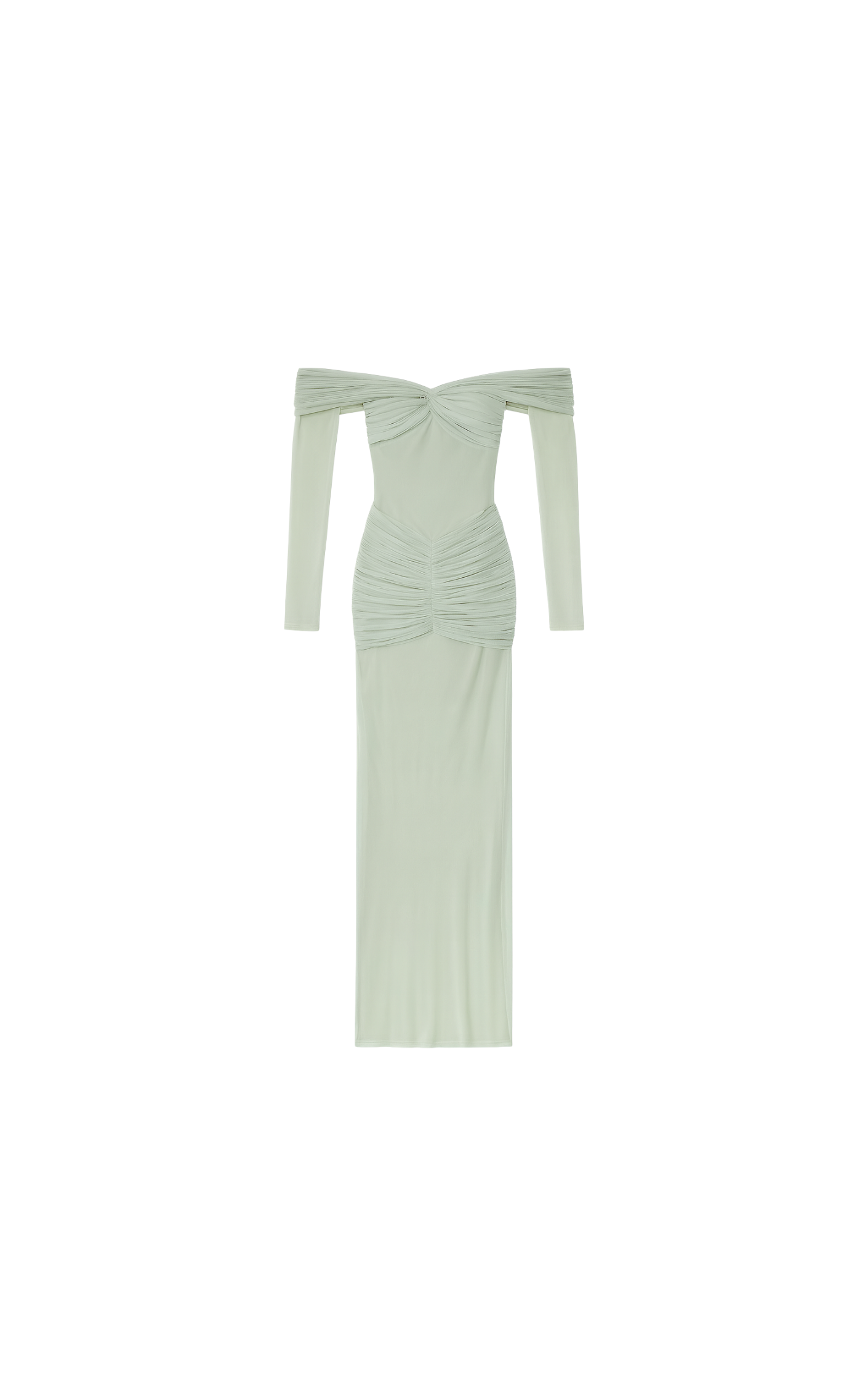 Ivory Grace Off-Shoulder Dress