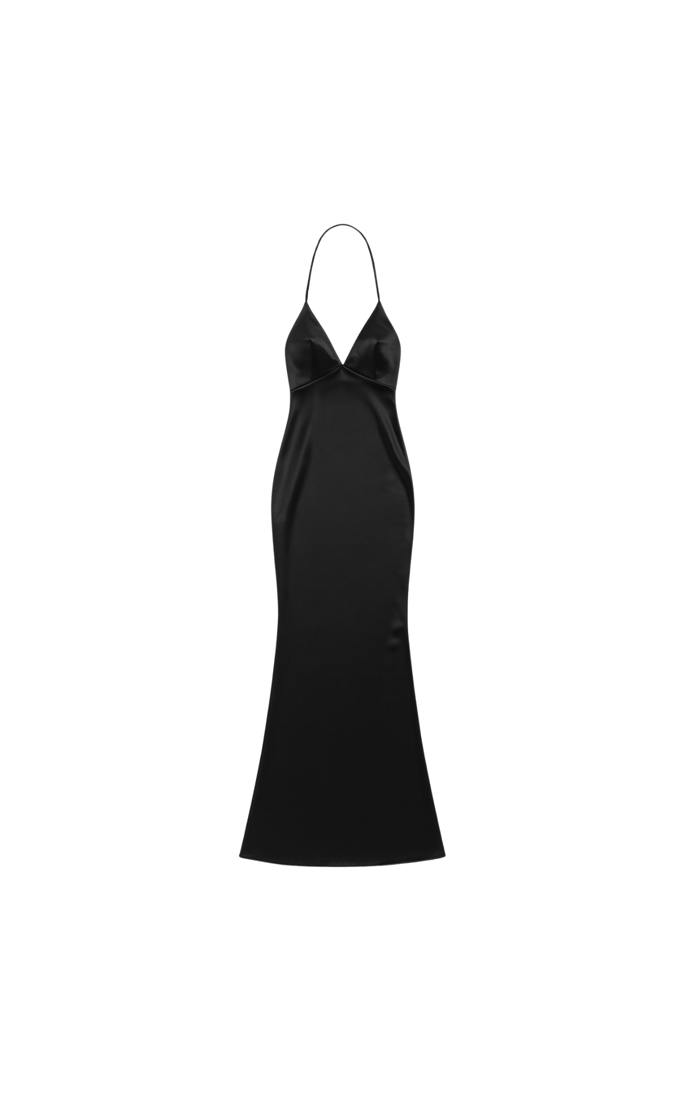 Onyx Elegance - Bodycon Maxi Dress